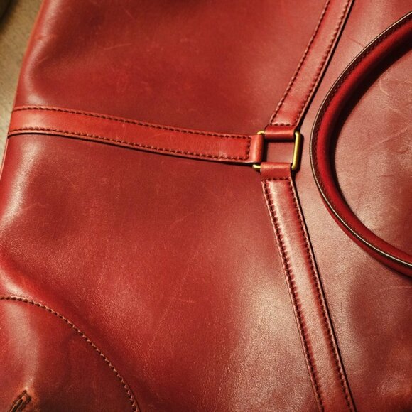Gucci Vintage Red Leather Bag - Picture 7 of 7